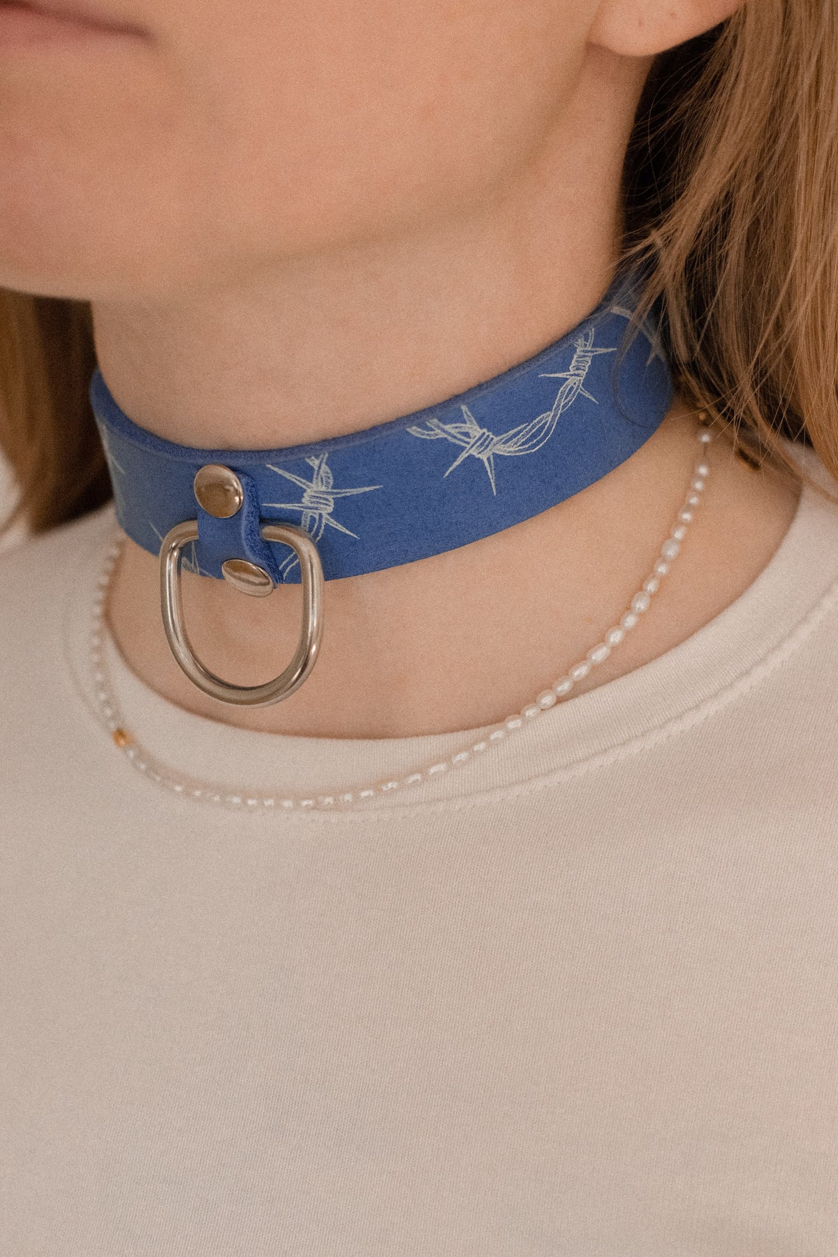 Leather choker